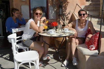 Grèce, Les Cyclades, mer Égée, île de Santorin (Thira ou Théra),