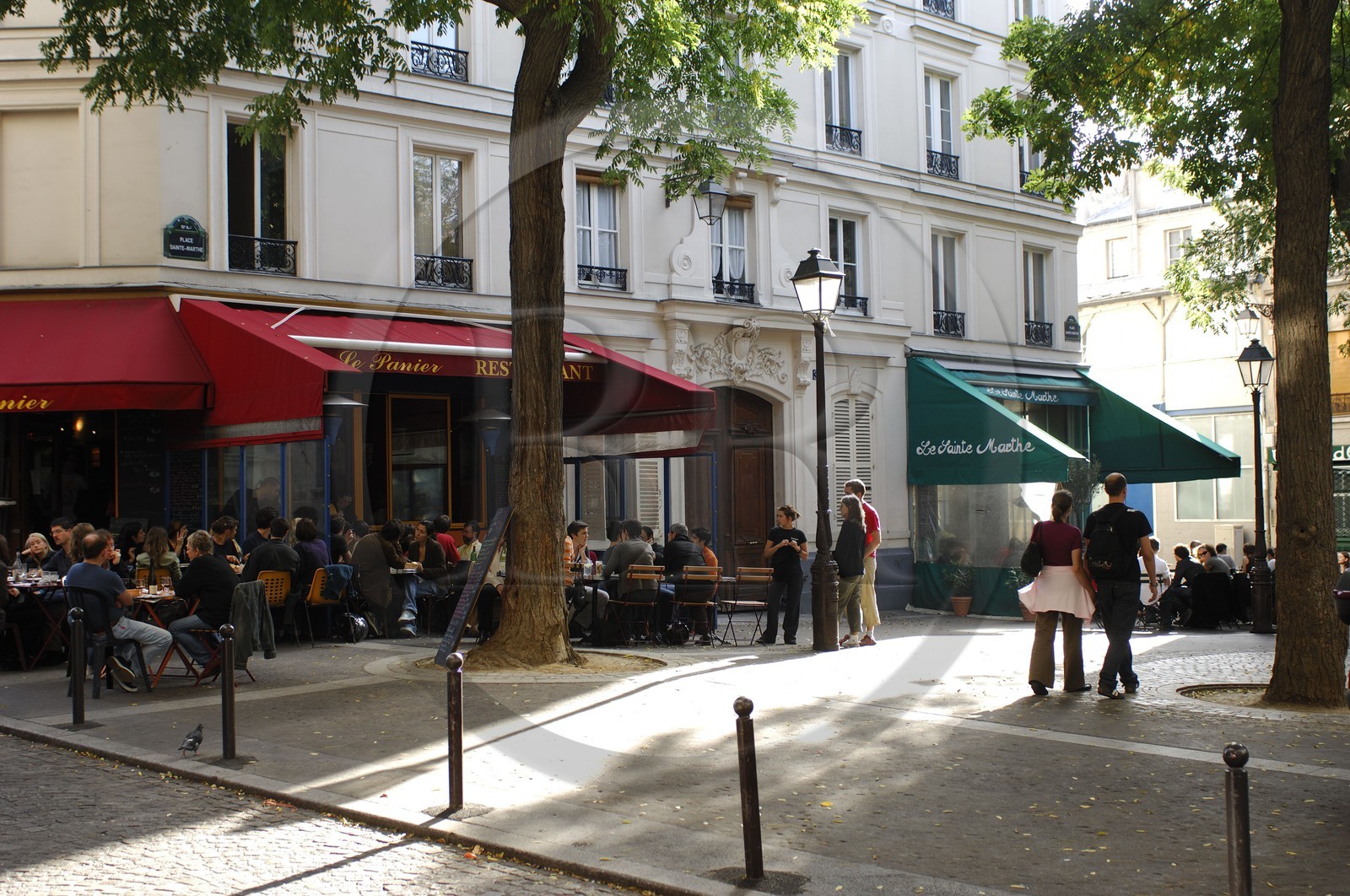 France, Paris (75), la place sainte Marthe