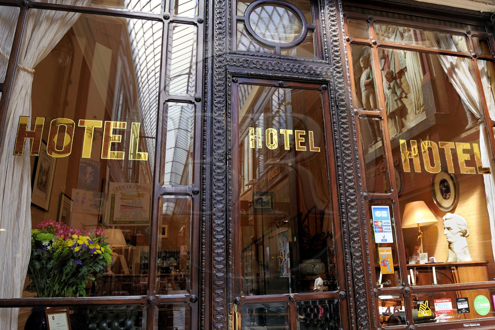 France, Paris (75), Passage Jouffroy, l'hotel Chopin