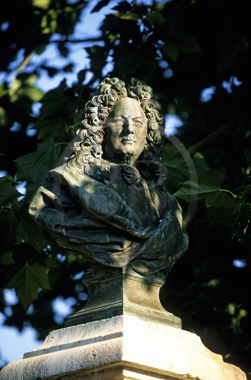 France, Nievre, Bazoches, Marechal Vauban's bust