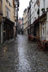 France, Seine-Maritime (76), Rouen, la très vieille rue Damiette