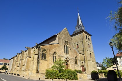 France, Meurthe-et-Moselle (54), Briey, église Saint-Gengoult de type gothique du XIIIème siècle