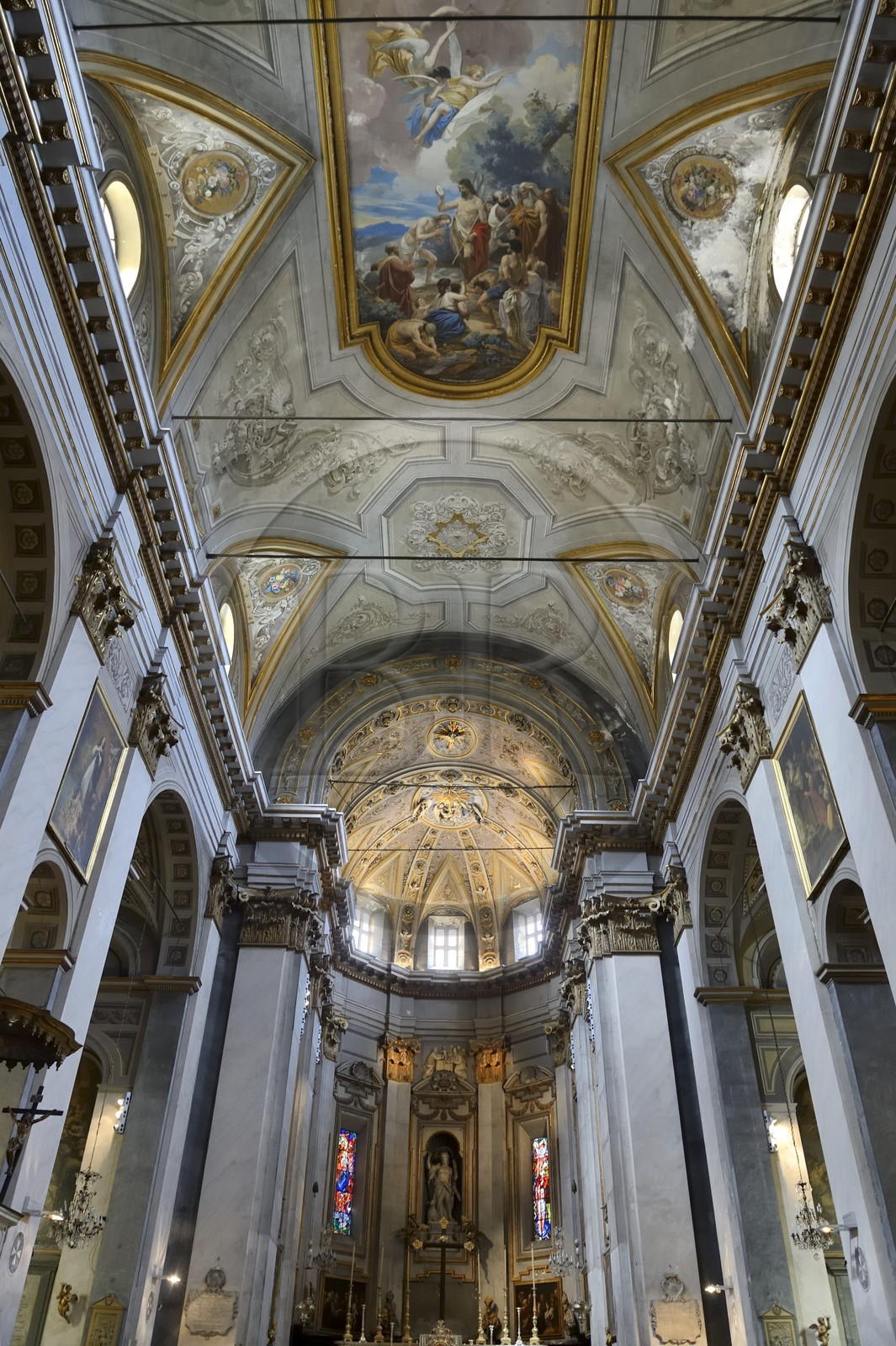 France, Haute-Corse (2B), l'église baroque Saint-Jean-Baptiste