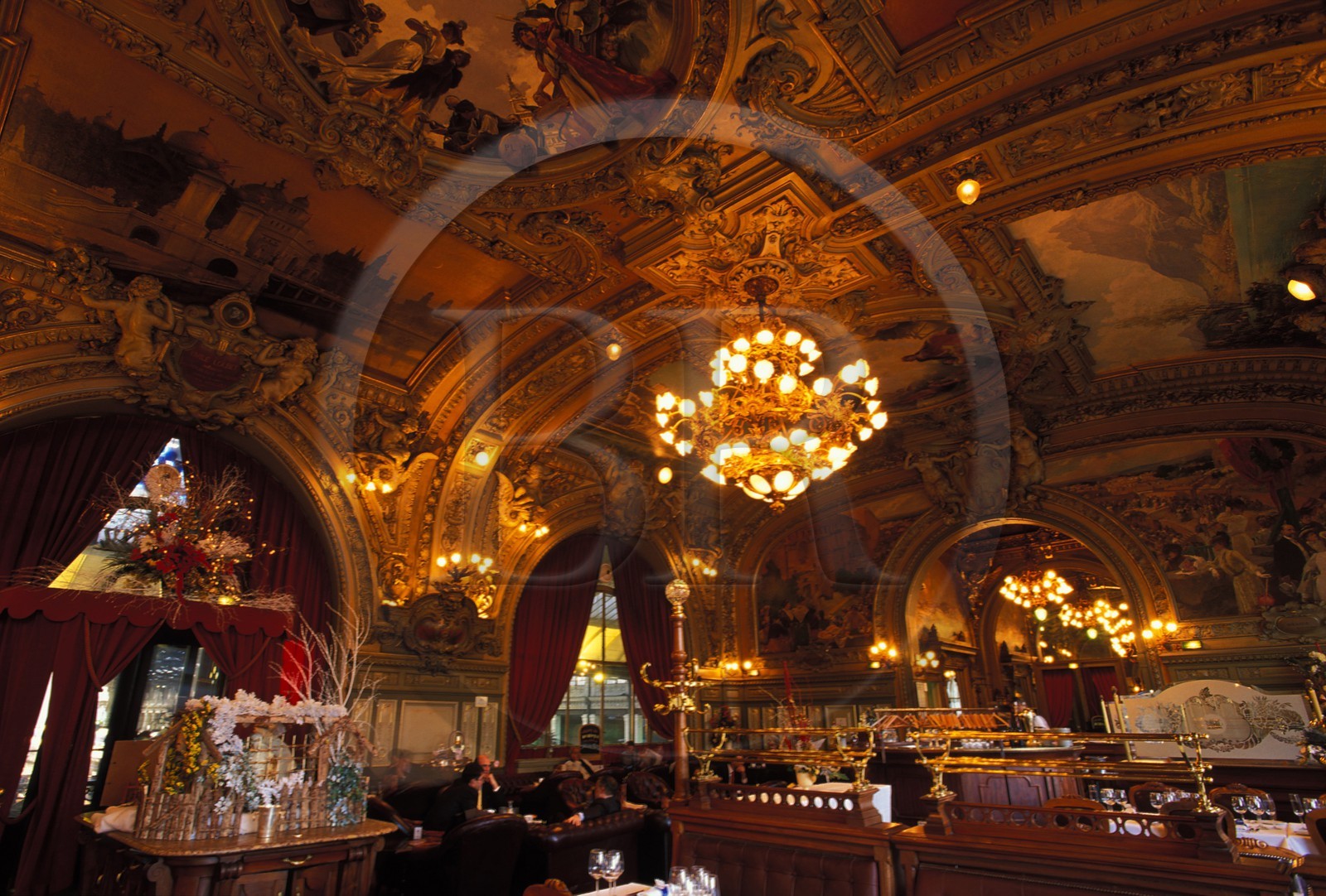France, Paris (75), gare de Lyon, restaurant Le Train bleu