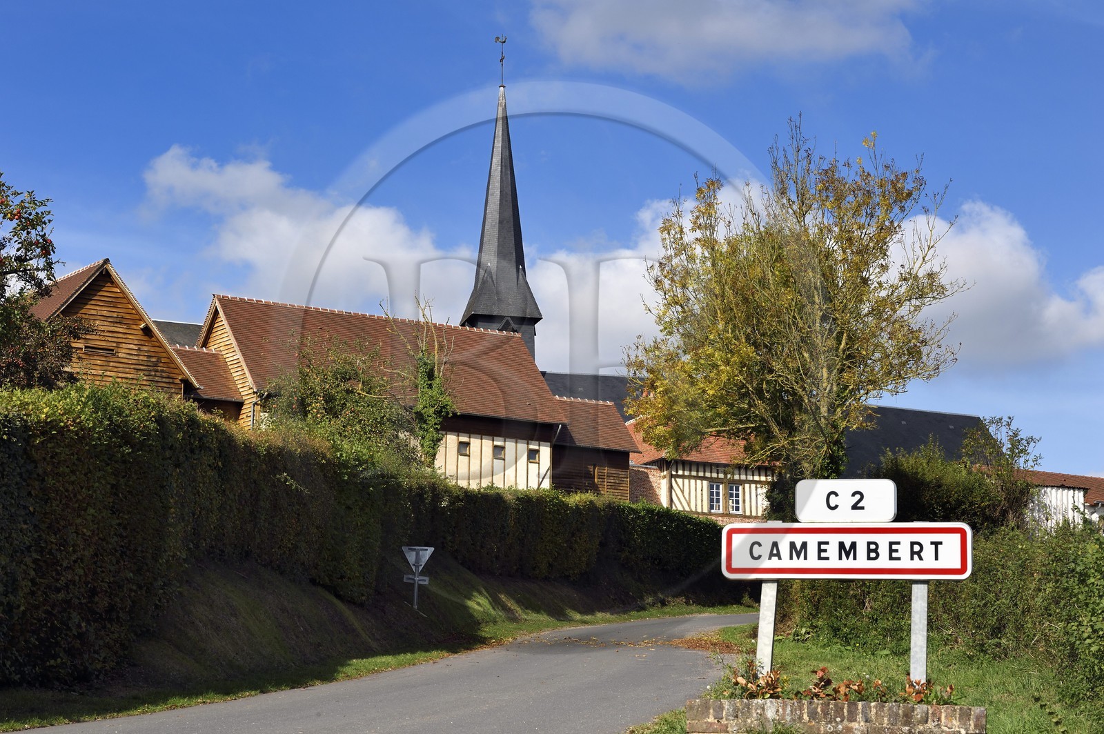 France, Orne (61), Pays d'Auge, village de Camembert