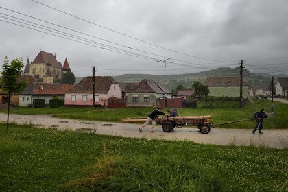 Roumanie, Transylvanie, Biertan, église fortifiée classée Patrimoine Mondial de l'UNESCO