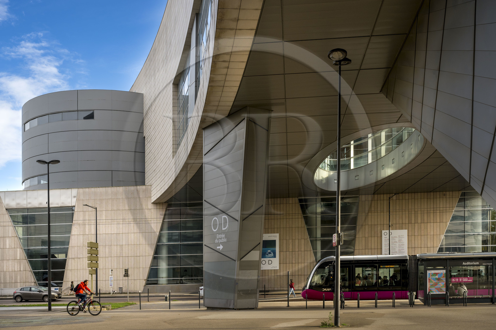 France, Cote d'Or, Dijon, Clémenceau district, the Robert-Poujade auditorium housing the opera