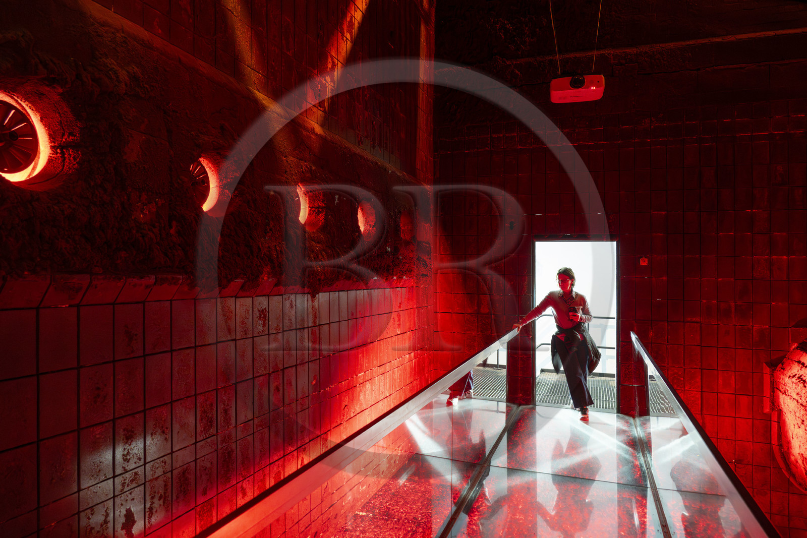 Portugal, Lisbonne, quartier de Belem, MAAT (Musée d'Art, Architecture et Technologie ou Museu de Arte, Arquitetura e Tecnologia) sur les bords du Tage, musée de l'électricité et expositions d'art moderne dans l'ancienne centrale thermique Central Tejo