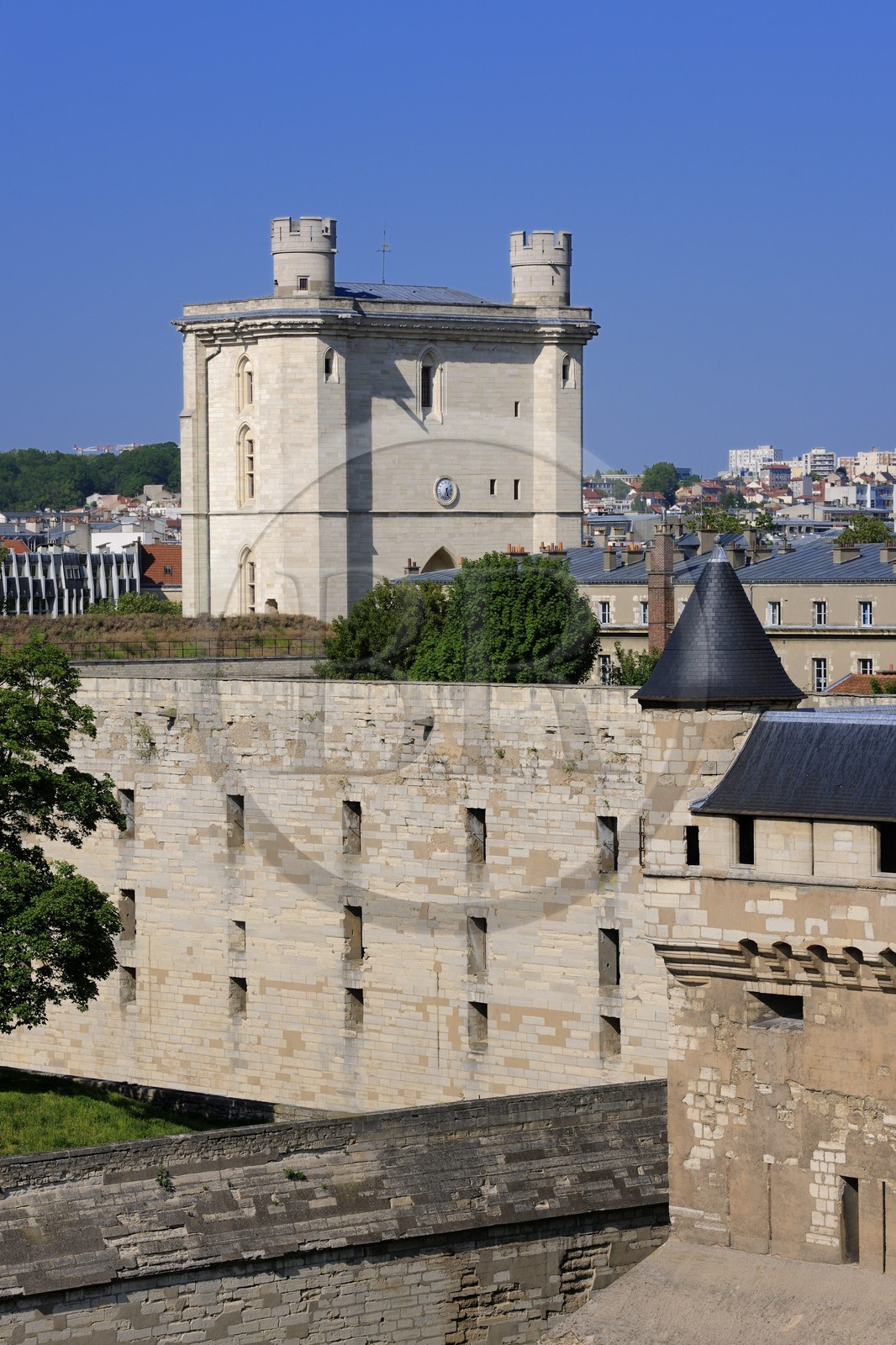 France, Val-de-Marne (94), Vincennes, le château de Vincennes, la Tour du Village
